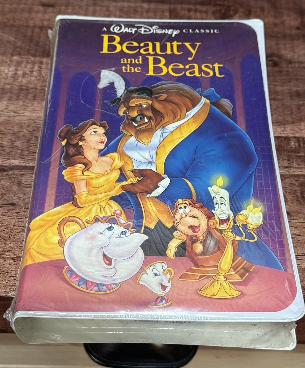 Sealed! Disney Beauty & The Beast VHS 1992 Black Diamond Classic #1325